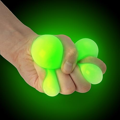 Glow in Dark Squish Ball, 6 x 6 x 6 cm