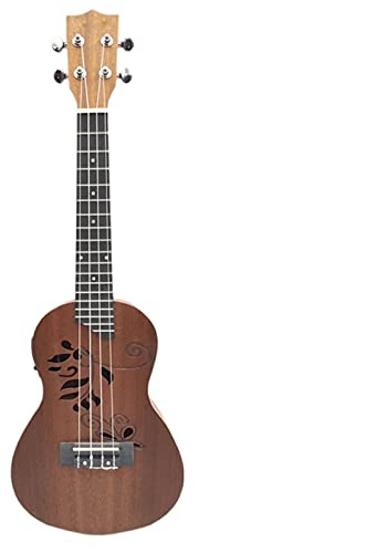 Studente Ukelele Chitarra Elettrica da 24 Pollici di Ukulele del Concerto della Chitarra Elettroacustica con La Chitarra Integrata EQ. Raccogliere