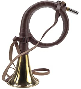 JANUEL - Jagdkorn, Gangiertes Horn, Braun