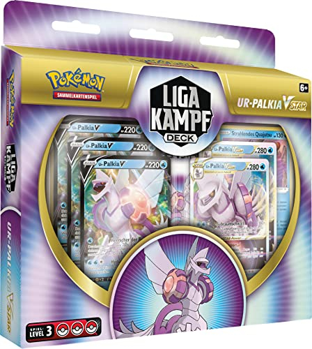 Pokémon-Sammelkartenspiel: Liga-Kampfdeck Ur-Palkia-VSTAR (1 spielbereites Deck, 3 holografische V-Karten und 2 holografische VSTAR-Karten)