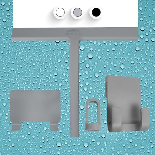 DEKAZIA® tergivetro per doccia grigio tira acqua da doccia tiraacqua vetri doccia tiraacqua vetri doccia pulisci vetro doccia pulisci vetri doccia lavavetri doccia tira acqua per vetri
