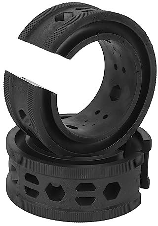 Ammortizzatore a Molla Elicoidale, Ammortizzatore a Molla 2 Pezzi Anti Vibrazione Tipo C Riduce il Rumore Gomma Universale per Auto