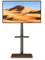 FORGING MOUNT TV Ständer Standfuß Fernsehstand für 32 bis 70 Zoll Flach & Curved Fernseher, Holz TV Standfuss Schwenkbar & Höhenverstellbar, Fernsehständer mit Holzfuß bis zu 40 KG, Max VESA 600x400mm