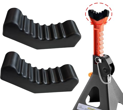 3Ton Car Jack Stand Rubber Pad Slotted Guard Support Block Lifting Lift Frame Rail Pinch Weld Protector Anti-Slip Floor Adapter Cushion