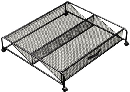 FytStycale Organizador de Zapatos Debajo de la Cama, Zapatero con Ruedas Debajo de la Cama, Multiusos, Ahorra Espacio con Marco de Metal Resistente
