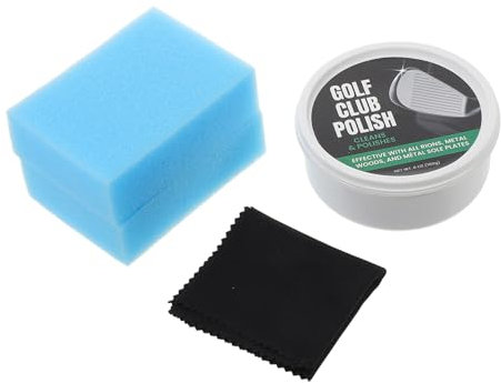 BESPORTBLE Golfschläger Reinigungsset Polierset Für Golfschläger Golfeisen Rillenreiniger 2 Reinigungstücher 2 Schwämme Für Golfer Zur Pflege Und Glanzwiederherstellung Von