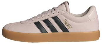 adidas Uomo VL Court 3.0 Shoes, Putty Mauve/Core Black/Gold Met., 40 2/3 EU