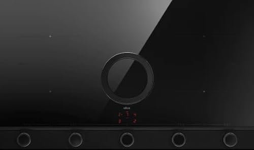 Elica PRF0200580, Piano cottura a induzione con cappa aspirante integrata NIKOLATESLA UNPLUGGED RAW BR/A/90, Black