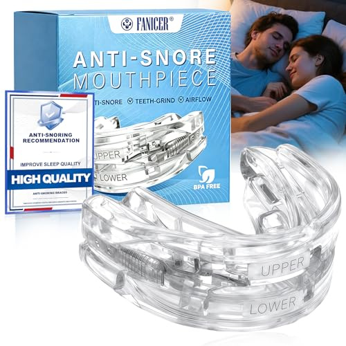 Dispositivos Anti Ronquidos, Férula Antironquidos Ajustable, Protector Bucal Para Dormir, Reduce Ronquidos & Mejora Respiración, Reduce Snoring, Solución Contra Ronquidos