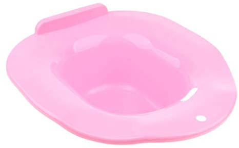 Tubayia plast bidé-bidé sittbad bidé toalettinsats för gravida kvinnor (rosa)