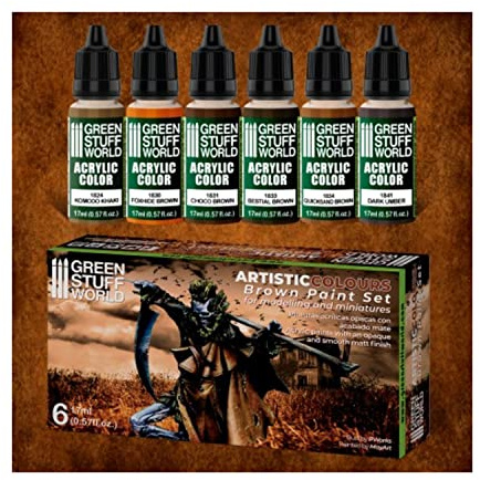 Green Stuff Paint Set - Braun