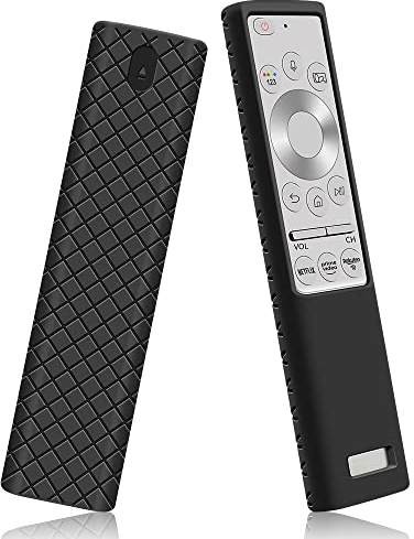 Funda de Silicona para Mando Samsung BN59-01311G BN59-01311B BN59-01265A BN59-01358B Antideslizante Carcasa de Protectora Compatible con Mando TV Samsung (Negro)