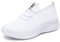Padgene Womens Running Shoes Sports Trainers Breathable Lightweight Sneakers Air Cushion Low Top Footwear Waking Fitness Lace up Shoes for Walking Gym Jogging Fitness Athletic Casual