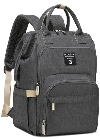 Pomelo Best Baby Wickelrucksack stylische Wickeltasche Rucksack mit Haken wasserdicht multifunktional Große Kapazität Rucksack für unterwegs