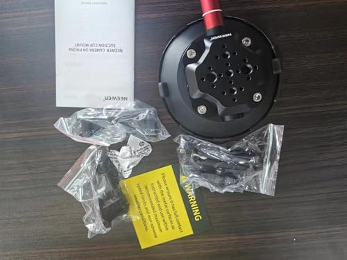 NEEWER Support Caméra Ventouse 4,5 Bras Magique, Compatible avec Arri 1/4 3/8 Trous, Support Voiture Quick Release, Adaptateur Action Cam Compatible avec iPhone GoPro DJI Insta360, CA105