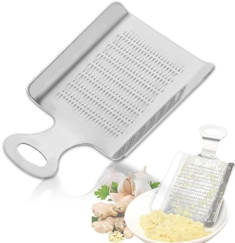 Grattugia zenzero in acciaio inox, grattugia aglio, zenzero aglio wasabi grattugia, frullatore d'aglio, cucina frutta verdura taglierina garlics