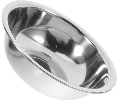 WRITWAA Bassine Bain de Pieds Acier Inoxydable 32 Cm Diamètre Multifonction pour Bain Pieds Visage Lessive Usage Domestique