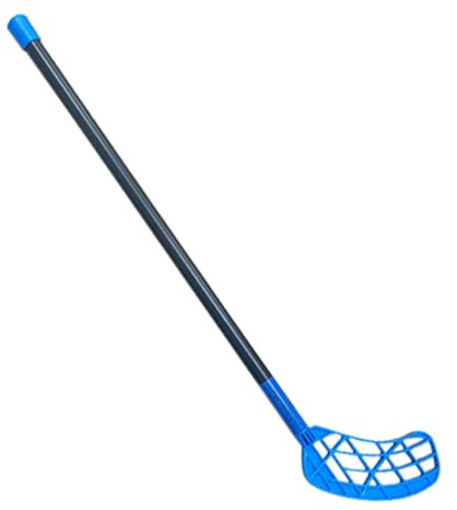 pistro Floorball Stick für Kinder, Unihockey Schläger aus PP, 85 cm für Outdoor-Teamsporttraining, geeignet für 100-120 cm Körpergröße- Blau