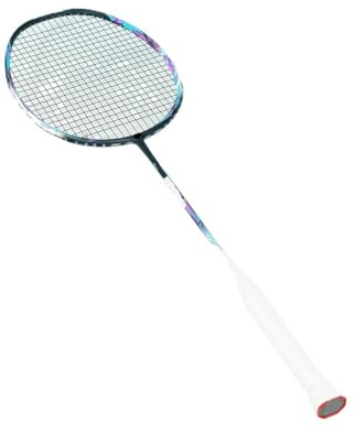 WANGBINGXING Badminton Set Raqueta de Velocidad Fibra Carbono, máx. 13 kg, 5 Unidades, Tres Colores(1PCS Black AirFilm)