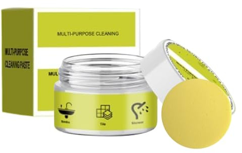 Pasta Limpiadora de Piedra - 100g Suministros de Limpieza y Pulido - Pulidor Para Encimeras De Piedra De Cocina - Para Metal Azulejo Cocina Baño Encimera Estufa Placa Fregadero Gabinete Suelo