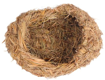 KESYOO Woven House Comfortable Grass Habitat for Small Pets Cat Bed Rabbit Nest for Indoor Use