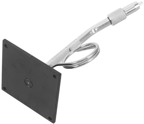 PAMINGONO Morsa per Legatura Mosche con Base Stabile in Lega di Zinco, Postazione di Lavoro Compatta per Attrezzi da Pesca, Dispositivo di Legatura del Gancio per Appassionati di Pesca