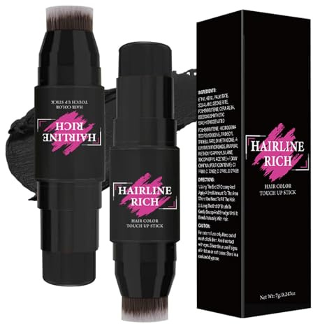 Barras De Color Para El Cabello - Retoque De Raíz De 5,51 Pulgadas | Bolígrafo Para Cobertura De Cabello Gris, Correctora Para Adelgazar La Calva, Contorno, Belleza, Mujeres, Hombres, Accesorios