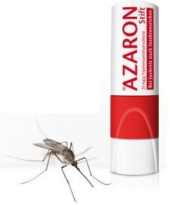 Azaron Stift Spar-Set 3x5,7g. Mit sofortiger Wirkung bei Juckreiz nach Insektenstichen, ideal für die Haus- und Reiseapotheke