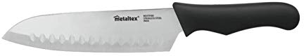 Metaltex Santoku 25.81.53 - Coltello da cuoco in acciaio INOX, 30 cm