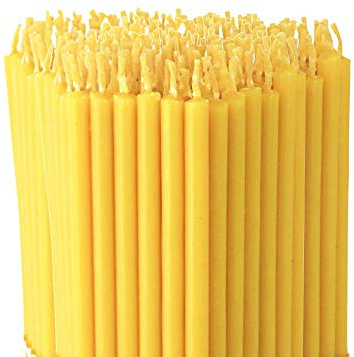 NKlaus - Altarljus ritualljus med tillsatt vax sotfri - längd 14 cm - 325 g (ca 100 st) 36269