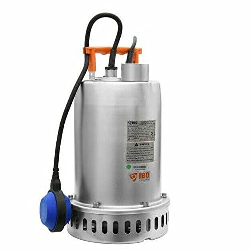 !! Profi !! Schmutzwasserpumpe Tauchpumpe Schwimmbadpumpe Edelstahl 16500 L/h Förderhöhe 12m