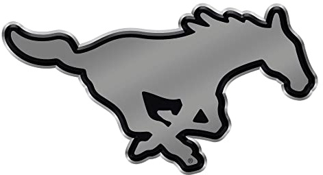 FANMATS SMU Mustangs 3D Chromed Metal Emblem