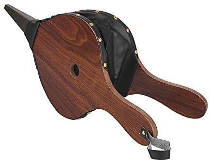 Soffietto per Camino in Legno 43x19cm, Soffietto per Camino Soffiatore per Ventilatore per Cottura all'aperto per Interni, Soffietto per Ventilatore per Stufa a Legna per Ugello in Fusione per Pozzo d