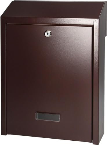 Miratic Buzon Exterior Moderno – para Montaje en Valla o Empotrado – Ideal para Jardín o Entrada de Casa