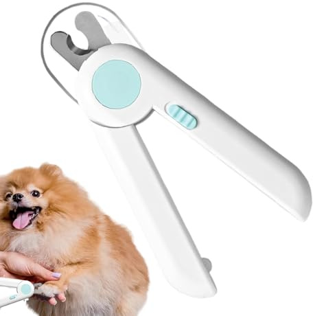 Générique Tagliaunghie per gatto | Taglio artigli cane con luce,Strumento per manicure artigli animali domestici,per piccoli animali domestici, gatti, conigli, uccelli