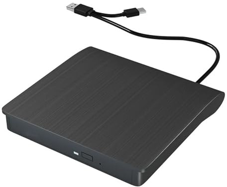 Extern Blu-ray-enhet USB 3.0 Och Typ C Blu-ray DVD-brännare Bärbar 3D CD DVD-spelare Klar Bildkvalitet Stabilt Ljud