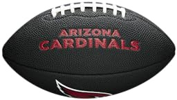 Wilson Pelota de fútbol Americano Mini NFL Team Soft Touch, Cuero Mixto Suave al Tacto