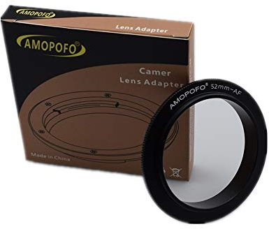 52mm to AF Reverse Adapter Ring,52mm-AF Macro Shoot Ring,Compatible with for Sony Alpha (and Minolta AF) Camera A350,A230,A330,A580,A33,A55,A35,A65,A77,A99,A58,5D,7D,7,9xi,7xi,5xi,Macro Shoot.