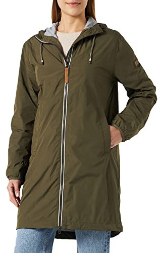 camel active Damen Funktionsparka aus recyceltem Polyester Khaki, womenswear-36