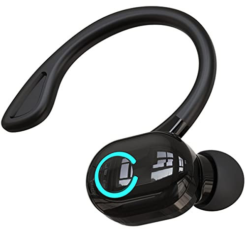 MAOW Bluetooth 5.2 Earphones - Wireless In-Ear Bluetooth Headset with Noise Canceling Microphone for Business, Office, Driving, Sports