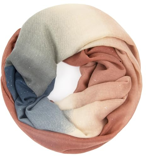 Glamexx24 Damen Schal leichter Langschal Loop Schlauchschal Tuch Viele Farben