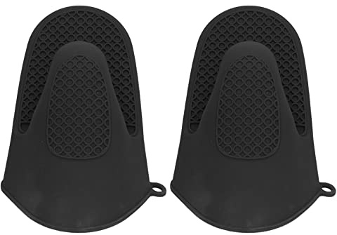 Yosoo Health Gear Paket med 2 ugnshandskar, mini silikonförtjockade handskar, förtjockade, värmebeständiga, handsktåliga, för matlagning, nypning, anti- skållning, grytlappar för köket, bakning,