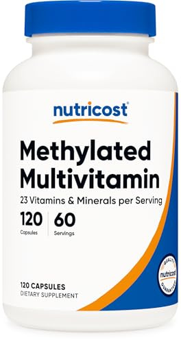 Nutricost Methylated Multivitamin 120 Capsules, 60 Servings - 23 Vitamin & Minerals Per Serving