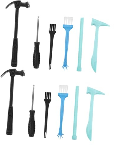 BESPORTBLE 4sets Excavation Toy Set for Boy Girl Digging Tools Kit with Hammer and Brush for Gemstone and Dinosaur Discovery Educational Fun for Young Paleontologists