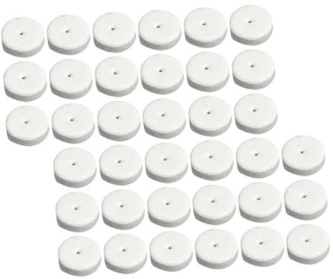 GLSTOY 100pcs White Foam Earring Protective Pads Cushion Ear Pin Support Discs for Jewelry Crafting Comfort and Safety Accessories