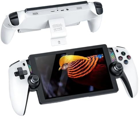 M28 Consola de juegos de mano retro, visualización LCD HD grande de 7.1 pulgadas, sistema EmuELEC integrado de 30 emuladores y más de 20 000 juegos, reproductor de videojuegos portátil de batería de