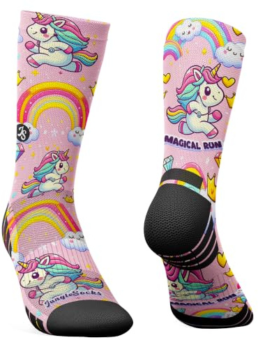 Jungle Socks Elite Series - Chaussettes Haute Performance pour Running, Respirantes, Compressives et Renforcées.