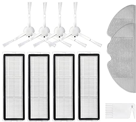 LICHIFIT Huvudsidoborste HEPA-filter delar moppduk vattenkärna kam för Mijia 1C robotdammsugare ersättningstillbehör