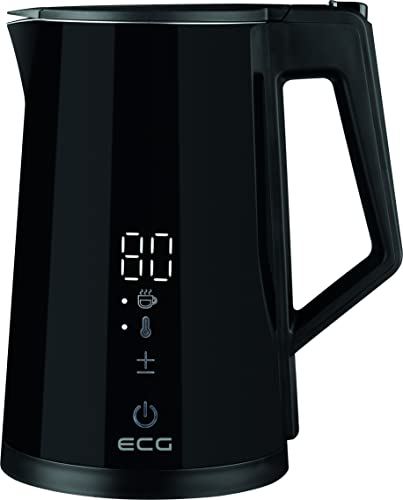 ECG RK 1893 Digitouch Black Kettle, 2200W, 1,7 l, LED-Display,