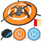 Teklemon Drone Landing Pad, 75 cm Drohnen Landeplatz, Universal Waterproof Tragbare Faltbare Landing Pads für RC Drones Hubschrauber, PVB Drohnen, DJI Mavic Pro Phantom 2/3/4 Pro, Drohnen Zubehör
